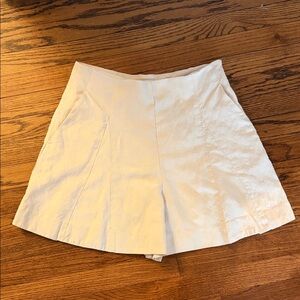 Club Monaco Soft Beige/ Pink flowy shorts